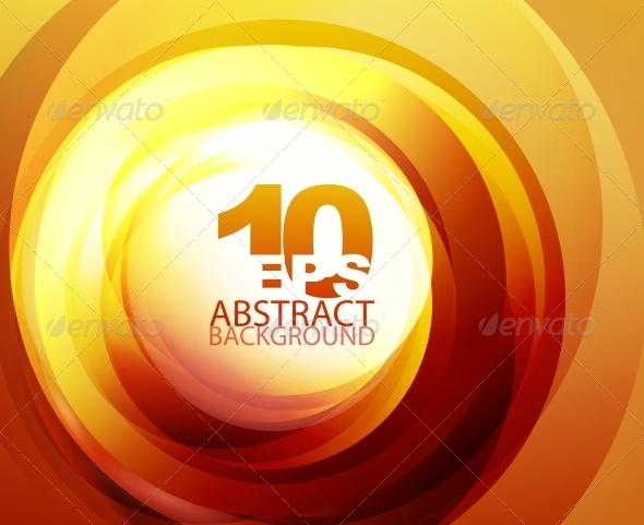 Orange Abstract Background - Backgrounds Decorative