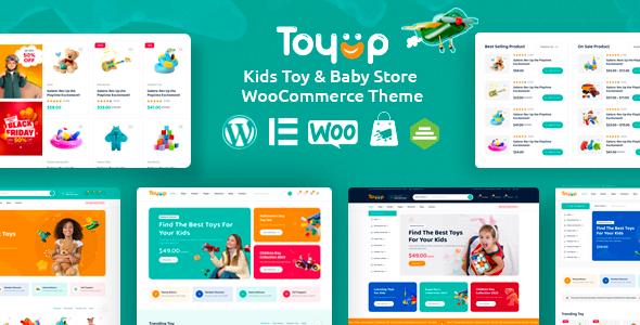 Toyup – Kids Toys Store WooCommerce WordPress Theme