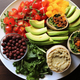 Fresh and Healthy Plate of Food With Avocado, Tomatoes, and Lettuce - PhotoDune Item for Sale