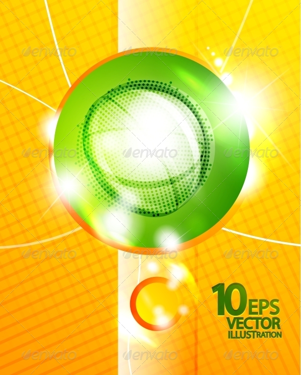 Hi-Tech Shiny Techno Bubble Background - Backgrounds Decorative