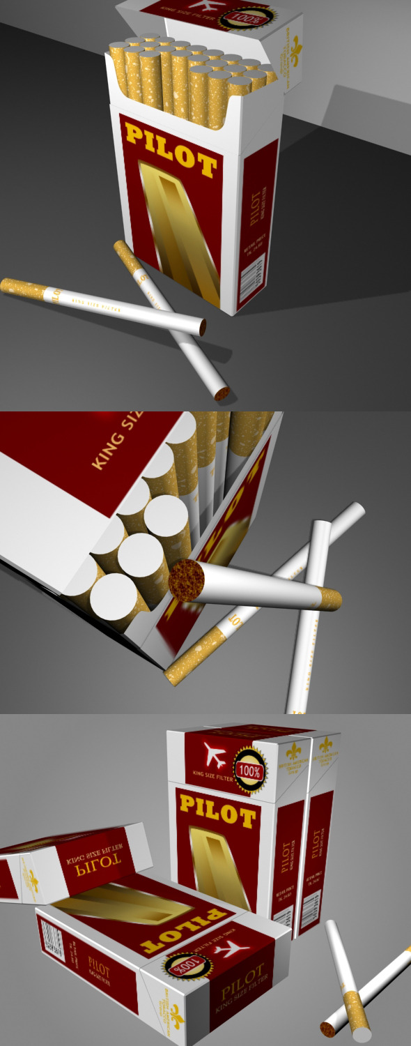 Cigarette Packaging - 3Docean 4096905