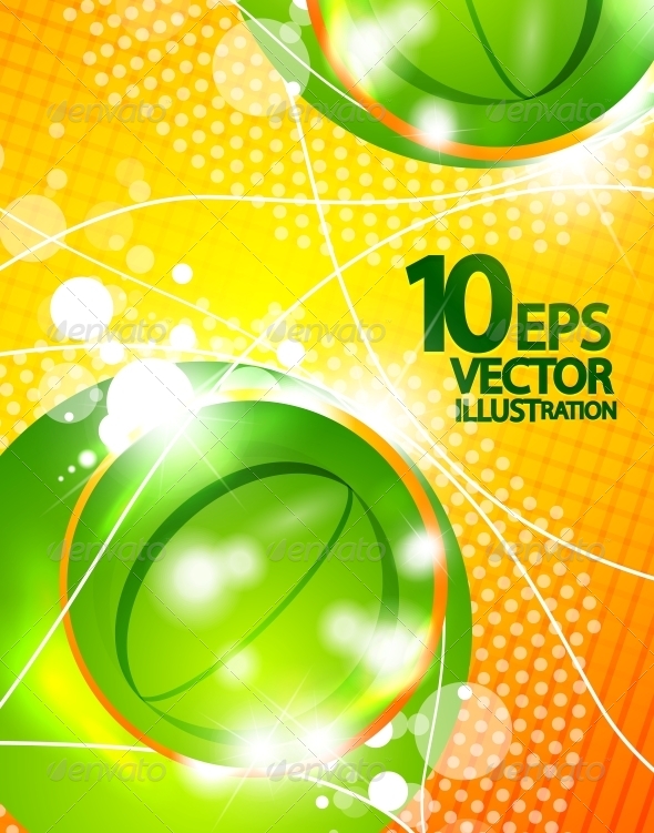 Hi-Tech Shiny Techno Bubble Background - Backgrounds Decorative