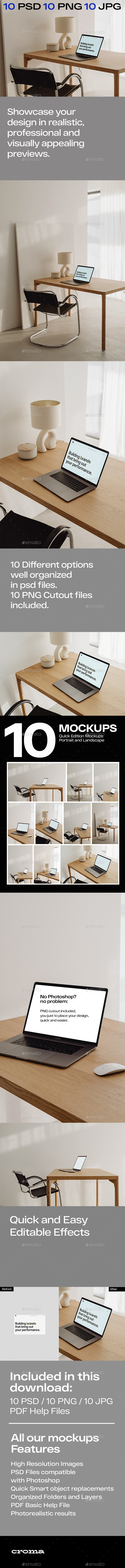 Laptop Mockup Set