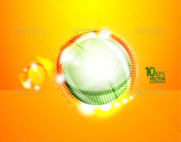 Hi-Tech Shiny Techno Bubble Background - Backgrounds Decorative