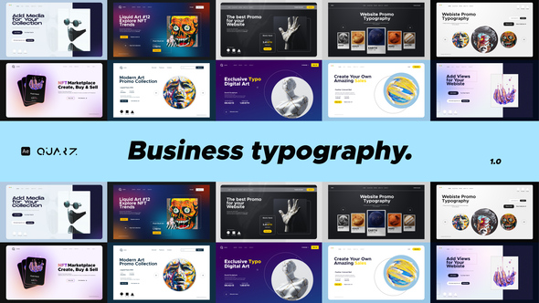 Website Promo Typography