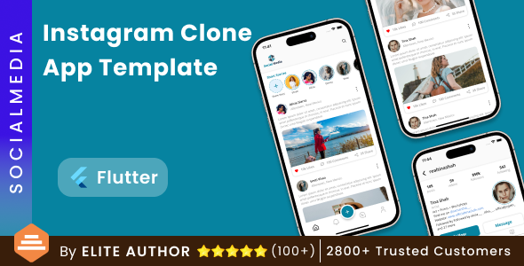 [DOWNLOAD]Instagram Clone App Template in Flutter | Social sharing App | Video sharing app | SocialMedia