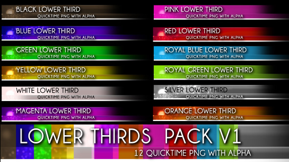 Lower Thirds Pack V1