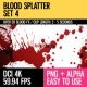 Blood Splatter (4K Set 4)