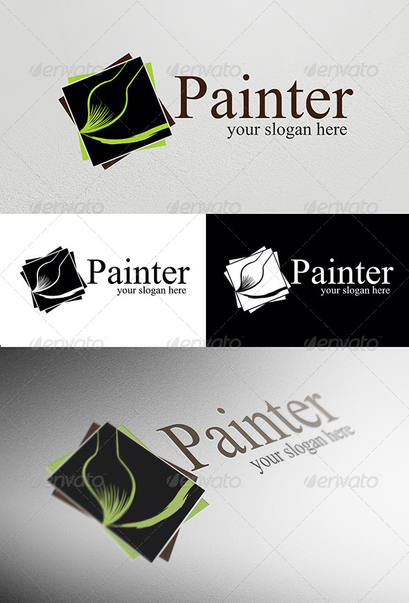 Painter Logo Template - Abstract Logo Templates