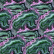 Seamless Watercolor Pattern with Imitation of the