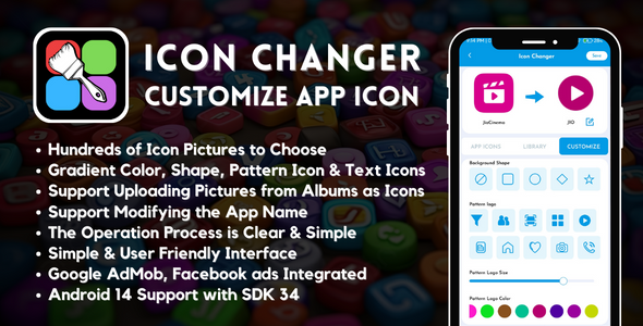 Icon Changer App Icon Changer Customize with AdMob Ads Android