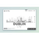 Dublin Ireland Architecture Line Skyline