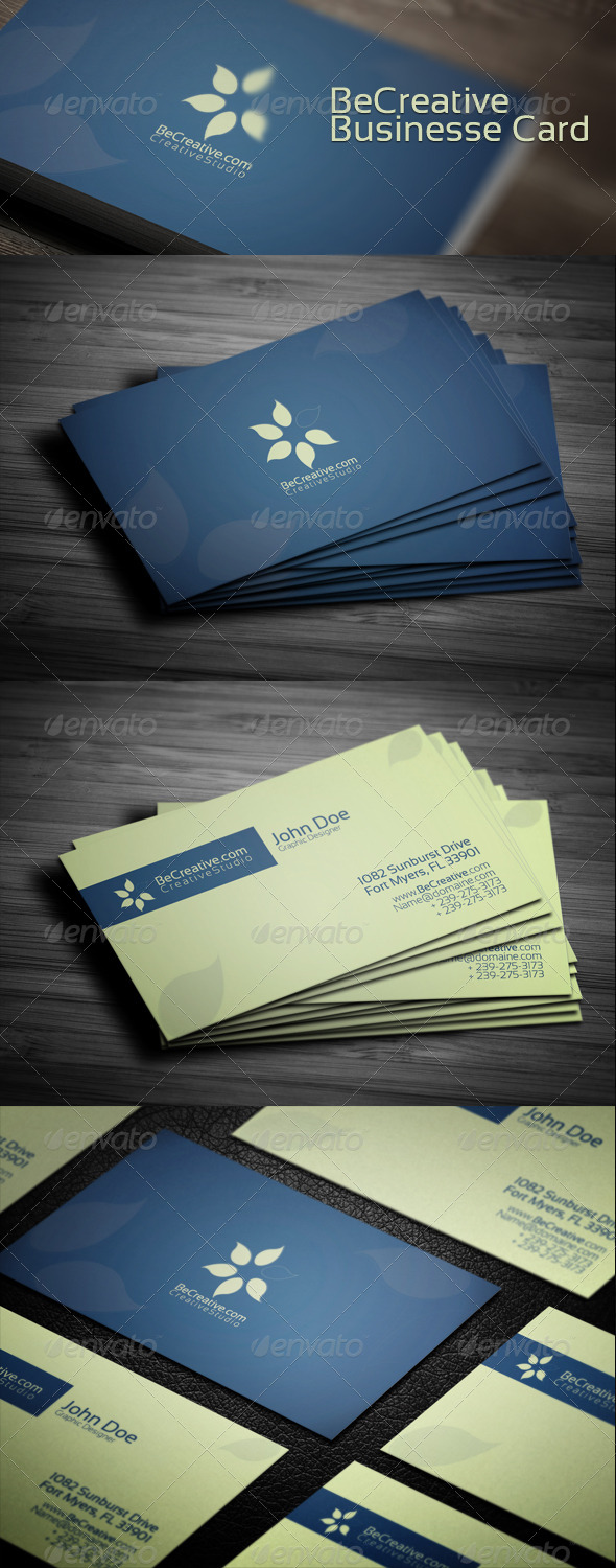 Be Creative Business Card - Creative Business Cards