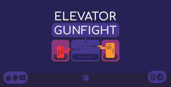 Elevator Gunfight | HTML5 Construct Game