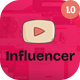 Influencer - Personal Blog & Streaming Video WordPress Theme