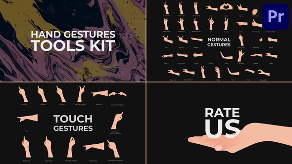 Hand Gestures Tools Kit for Premiere Pro