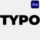 TYPO for After Effects