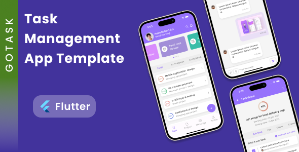 Task Organizer App | Task Management App | Planning App | Task Planner App | Flutter | GoTask
