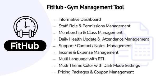 FitHub SaaS  Gym Management Tool