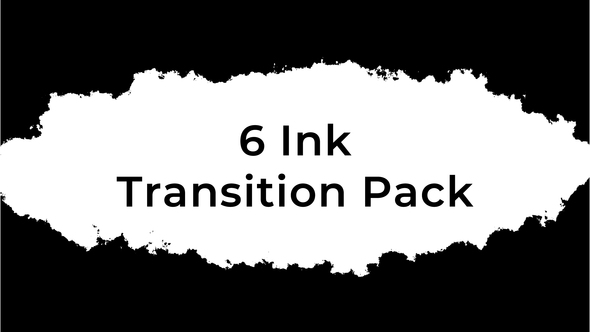 Ink transition pack. Black and white reveal. Ink splatter. Overlay, alpha matte composition. Ink bac alt
