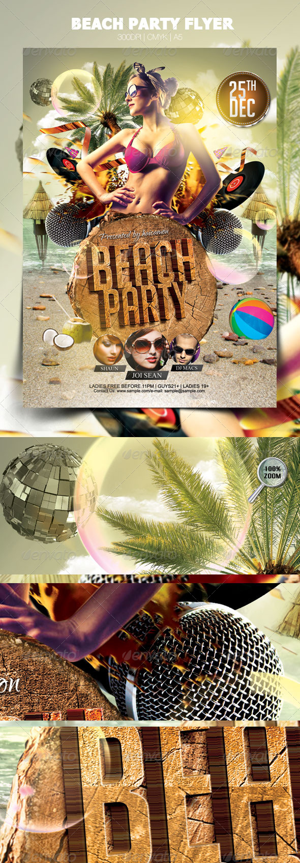 Beach Party Flyer - Clubs & Parties Events