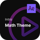 Math Theme Intro - Hand drawn After Effects Template