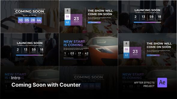 Coming Soon with Counter - After Project Files alt