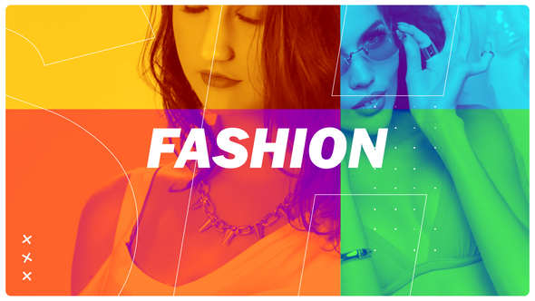 Slideshow Fashion Video Displays template preview