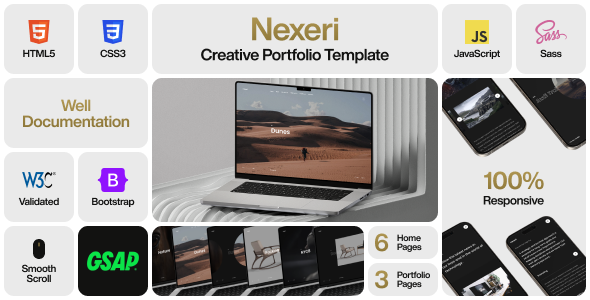 Nexeri - Creative Portfolio Template