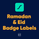 Ramadan &amp; Eid Lottie Badge Labels - VideoHive Item for Sale