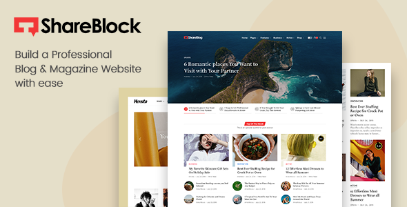 ShareBlock - Magazine & Blog WordPress Theme
