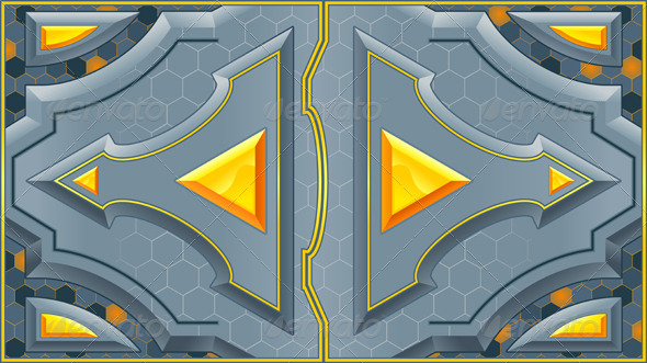 Sliding Doors. - Objects Vectors