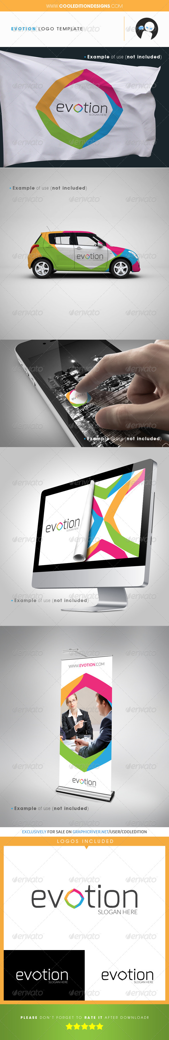 Evotion - Logo Template - Letters Logo Templates