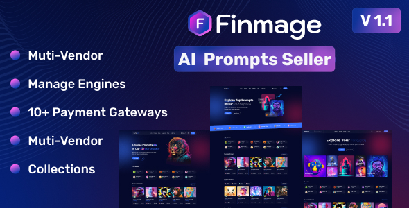 [DOWNLOAD]Finmage - AI Prompts Seller (Multi-vendor)