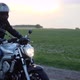 Biker Riding Motorcycle On The Road During Sunset - VideoHive Item for Sale