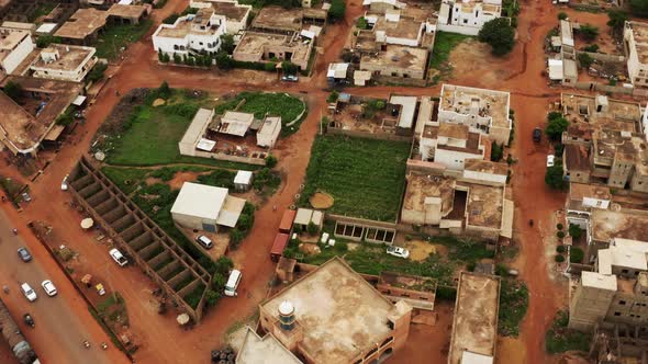 Africa Mali Village Aerial View 4