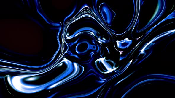 Abstract Blue Color  Oily Marble Liquid  Animation Background alt