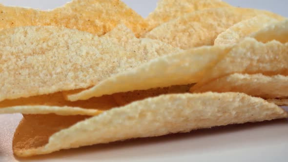 Close Up of Crispy Potato Chip alt