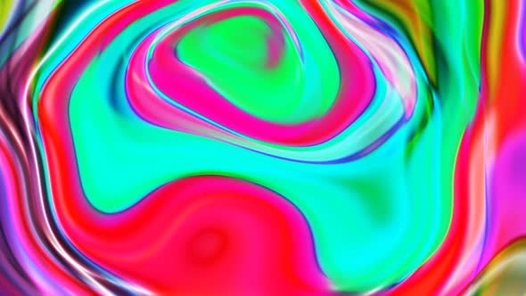 Abstract Colorful Smooth Swirl Motion Background Animation