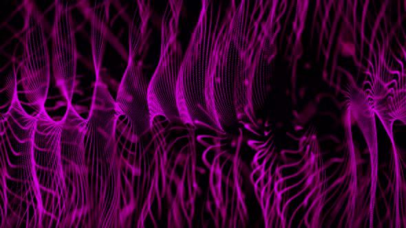 Particle wave background animation. Vd 1652 alt