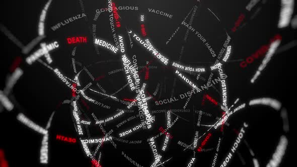 Covid 19 Text Background alt