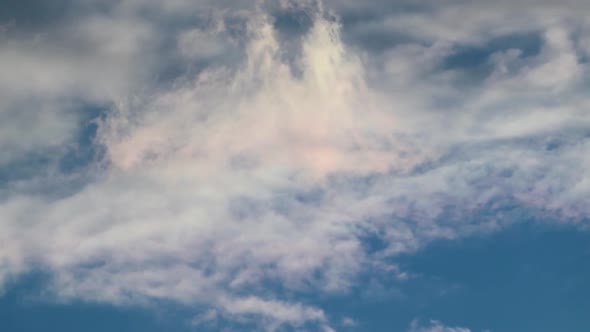 Dramatic sky clouds view cloudscape background