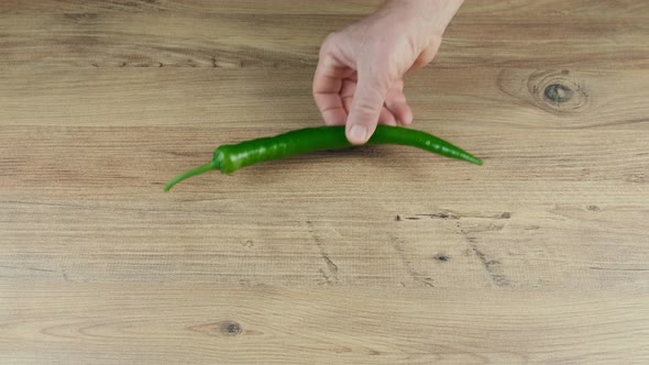 One Green Chilli Pepper