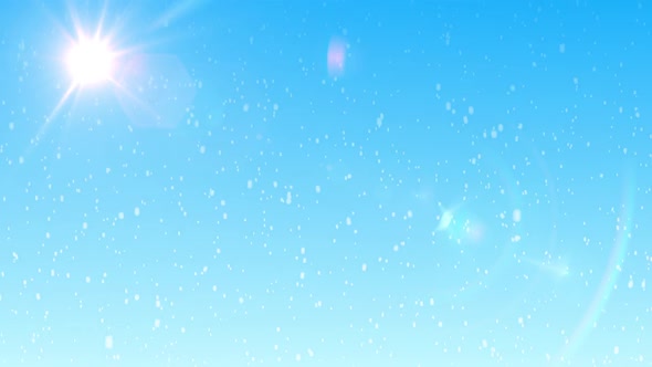 Blue sky with rain and clouds 4k alt