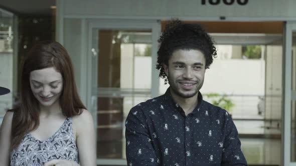 Friends hanging out alt