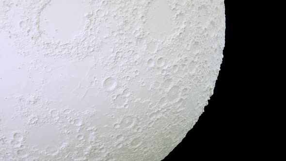 3D White Moon Surface alt
