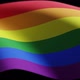 LGBT Flag waving in wind with alpha channel - VideoHive Item for Sale