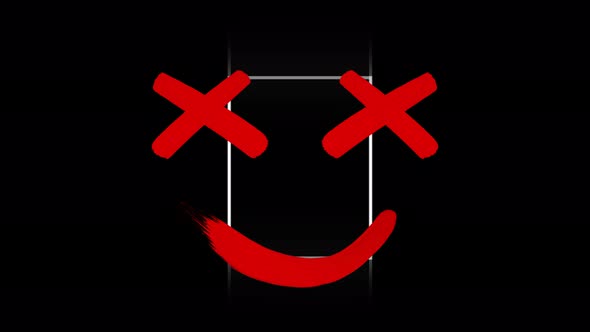 Grunge Red Bubbles In The City's Night 4K alt