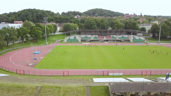 Football Training From Above