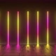 Vertical Luminous Lines Ultraviolet Spectrum Orange Neon Lights Laser Show Nightclub Equalizer - VideoHive Item for Sale